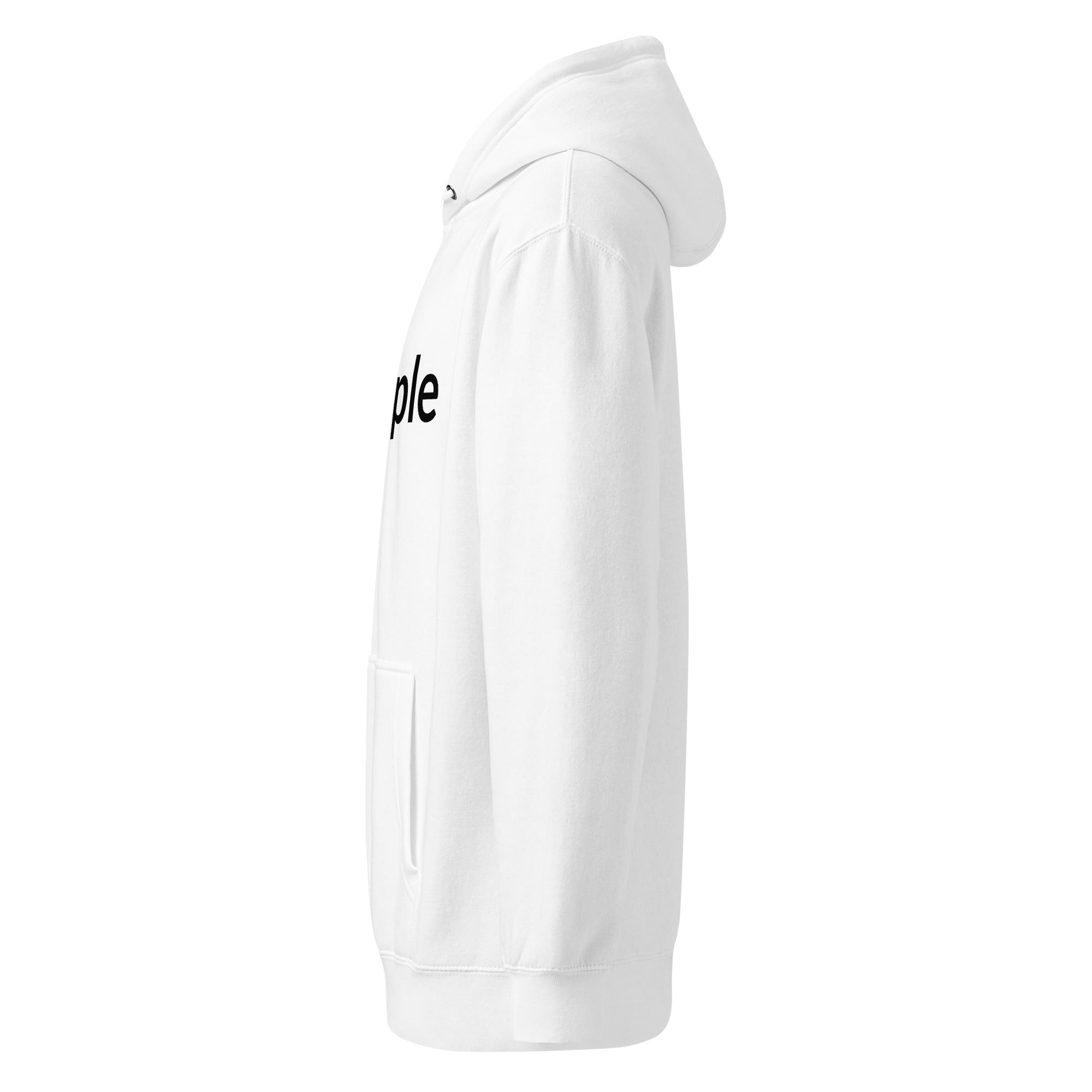 hoodie xrp white